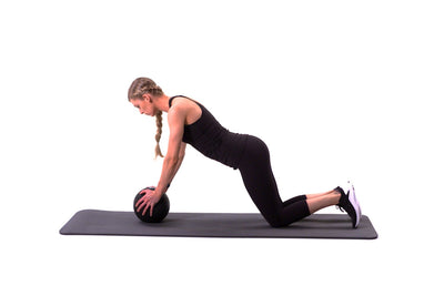 Modified Med Ball Plank